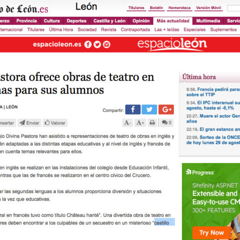 Crítica de CHÂTEAU HANTÉ de bricAbrac Teatro en el DIARIO DE LEÓN