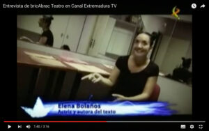 Entrevista en La Isla de Viernes de Canal Extremadura TV de MUNDO POUBELLE de bricAbrac Teatro