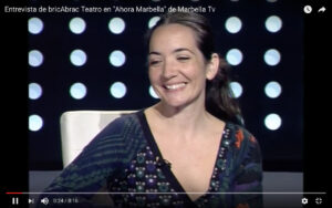 Entrevista de Elena Bolaños de bricAbrac Teatro de la obra C'EST LA VIE en Marbella TV