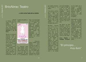 Crítica en la revista LA CENITAL de C'EST LA VIE de bricAbrac Teatro