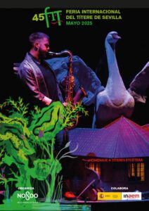 45º FERIA INTERNACIONAL DEL TÍTERE DE SEVILLA. Del 13 al 25 de mayo de 2025 la Feria Internacional del Títere sevillana estará presente en el Teatro Alameda. Se trata del festival de títeres más antiguo de cuantos se celebran en España y el programa del ICAS con más ediciones celebradas.Se llevarán a cabo funciones escolares y familiares, teatro de calle y pasacalles para todos los públicos, títeres para jóvenes y adultos, talleres y exposiciones completan una variada y atractiva oferta lúdica y cultural que disfrutan miles de espectadores de todas las edades.Esta edición contará con 17 compañías procedentes de Argentina, Francia y de ocho comunidades autónomas españolas. En total, se presentarán 15 espectáculos con 35 funciones, muchas de ellas gratuitas, en espacios como el Teatro Alameda, Sala Cero, La Fundición, Factoría Cultural, la Alameda de Hércules y 12 centros cívicos de los distintos distritos de Sevilla.